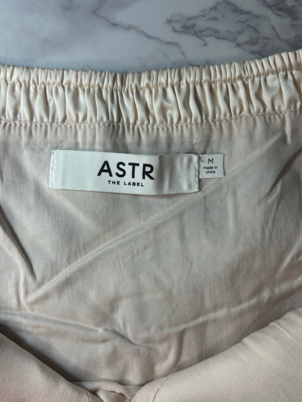 Astr The Label Floral Square Neck Tank Top in Cream & Blue - Picture 7 of 12